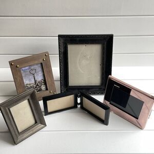 Lot of 5 Assorted Picture Frames
